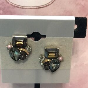 Versatile earrings with multiple stones
